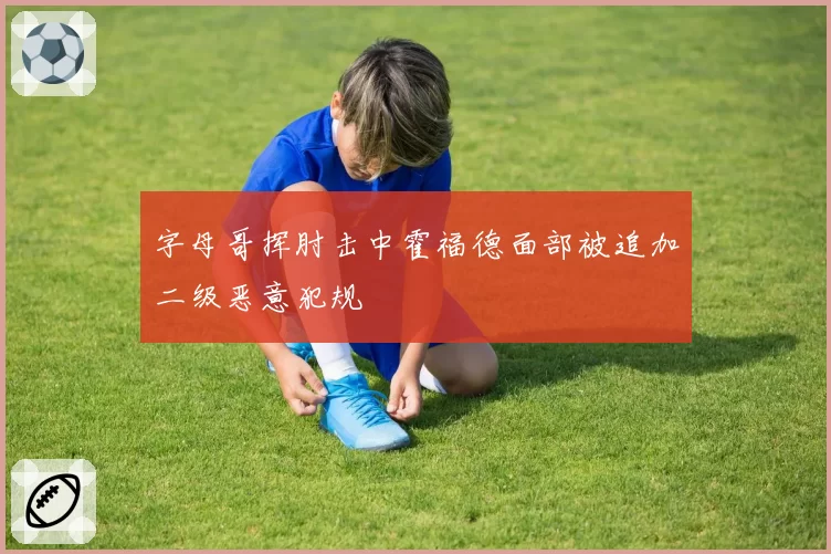 字母哥挥肘击中霍福德面部被追加二级恶意犯规